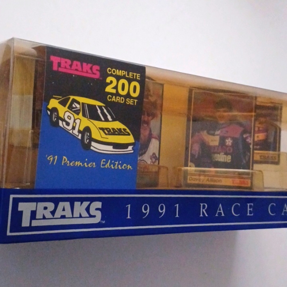 TRAKS 1991 race Cards  never opened